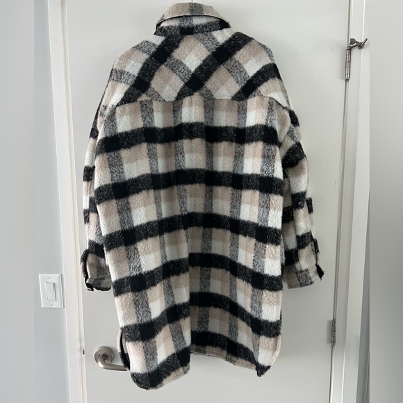 Long Plaid Shacket - Picture 5 of 6